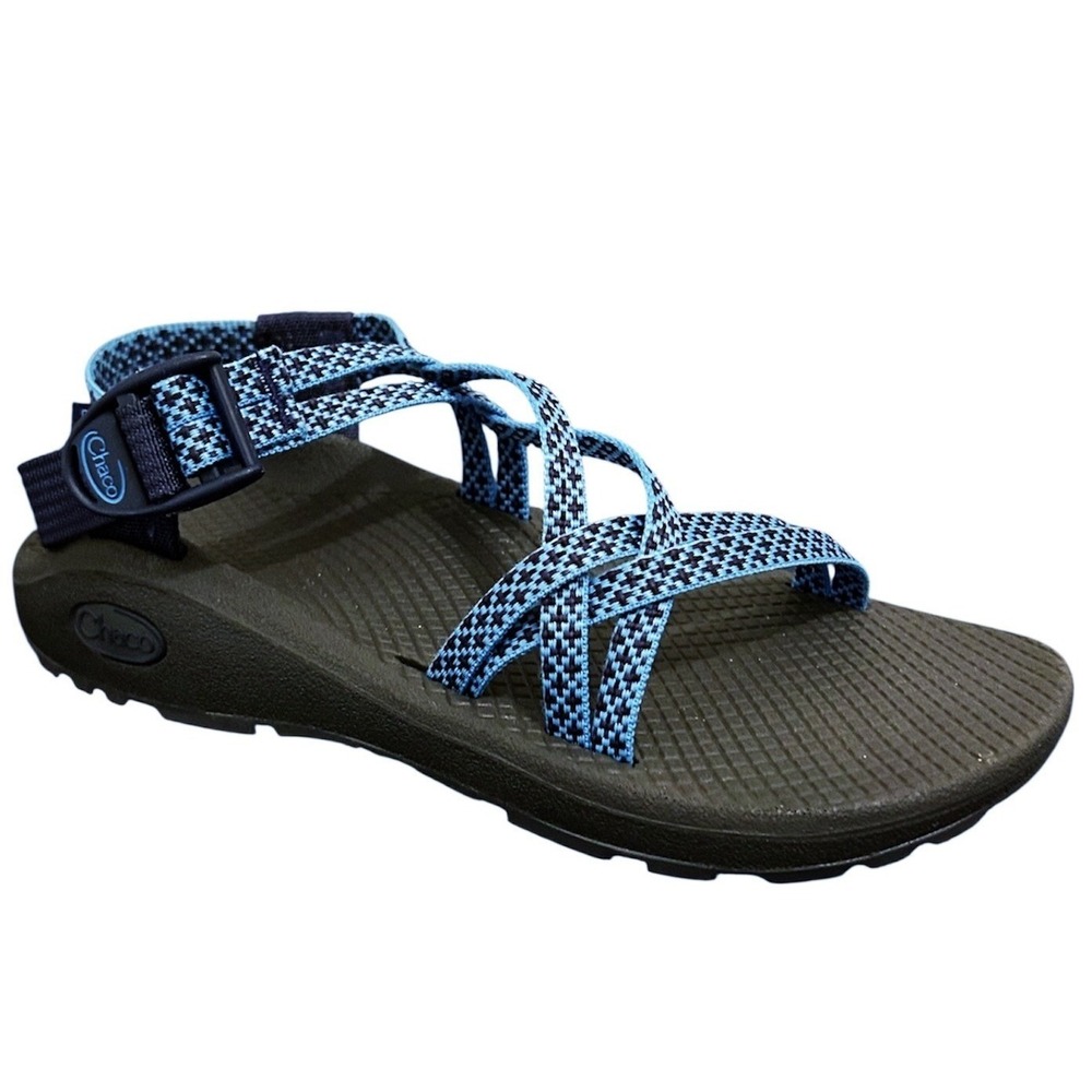 Chaco ZX/1 Cloud Sandals Women 6 Blue Strappy Beach Sport Hiking Shoe Gorpcore